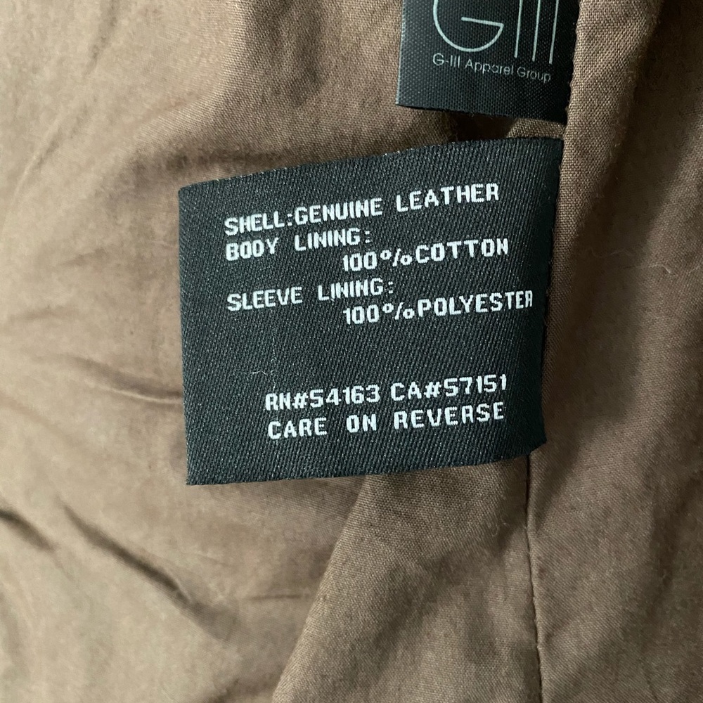 Black Rivet Leather Jacket - Picture 3 of 3